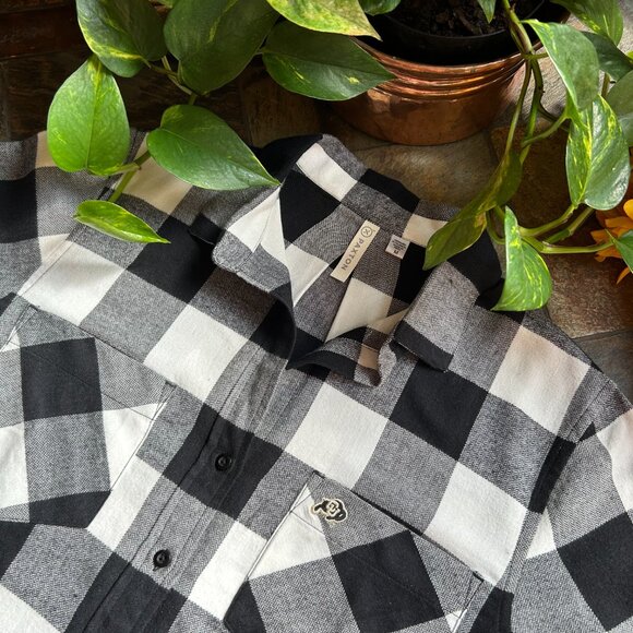 SKO BUFFS! CU Boulder Ladies Flannel Buffalo Check Top (NEW) - Picture 12 of 16